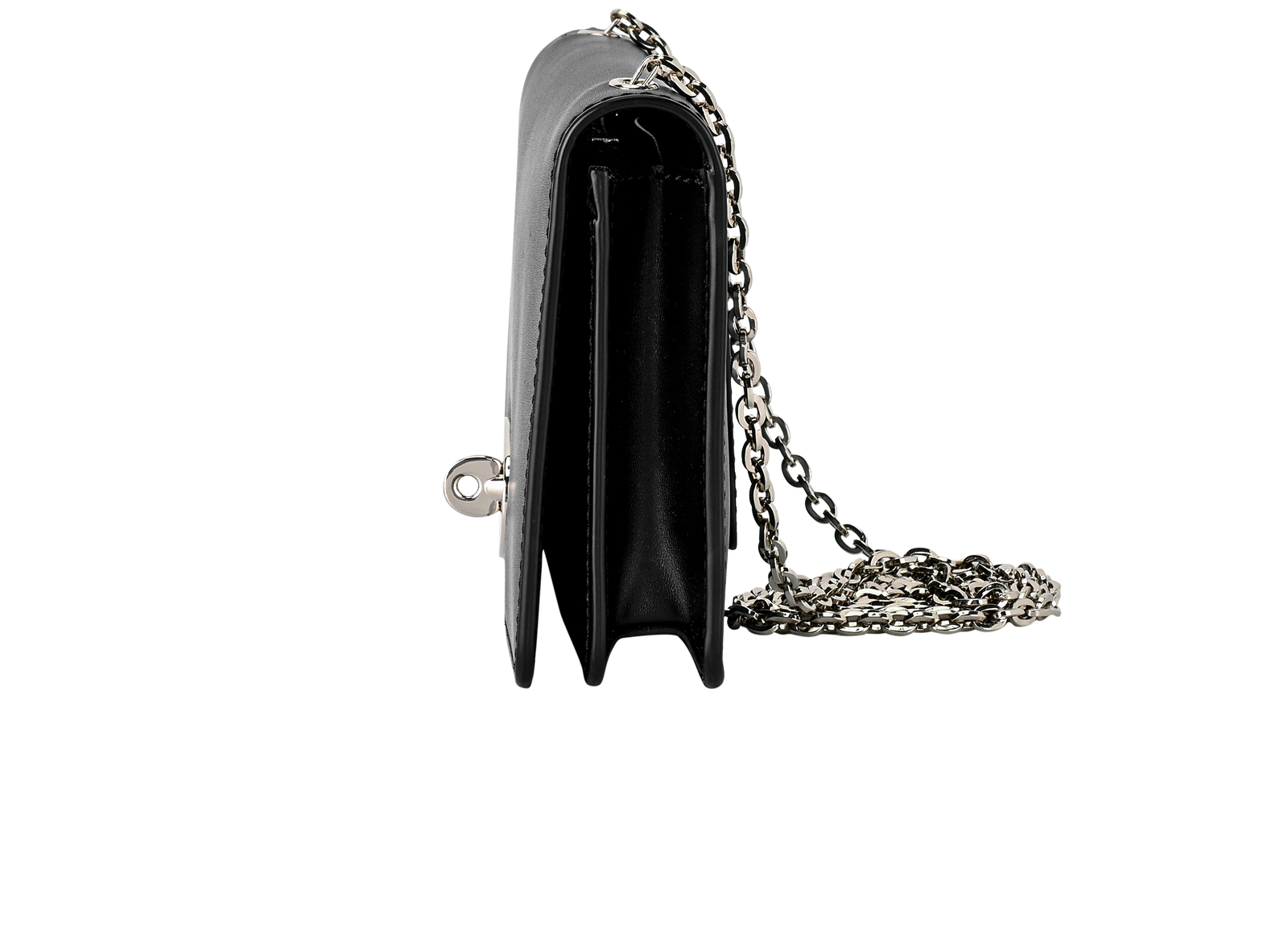 Bayswater WOC, &pound;320, Handbags, Black, Leather/Pony / Calfskin, Bottom view